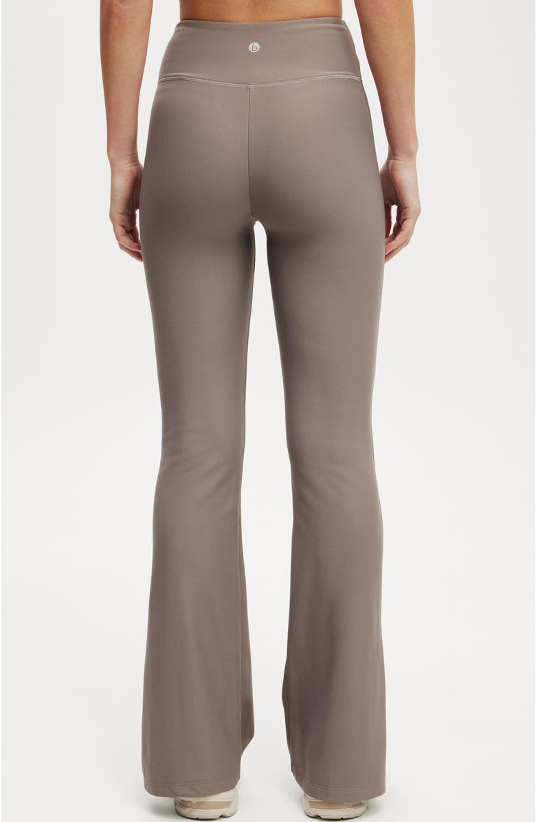 COTTON ON BODY Women's Active Fleece Lined Split Leg Flare, Alternate, color, Desert Grey