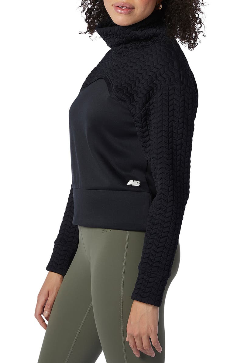 New Balance NB HeatLoft Funnel Neck Pullover, Alternate, color, 