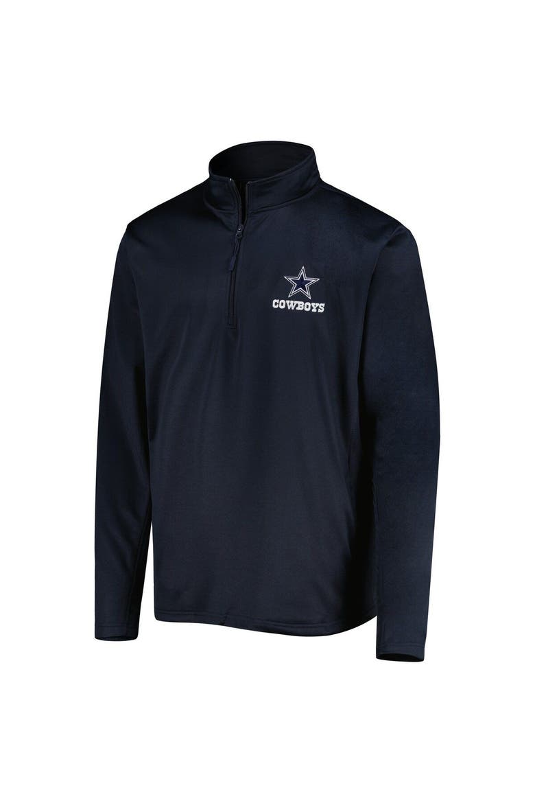 Men's Dunbrooke Navy Dallas Cowboys All-Star Tech Quarter-Zip Top, Alternate, color, Navy