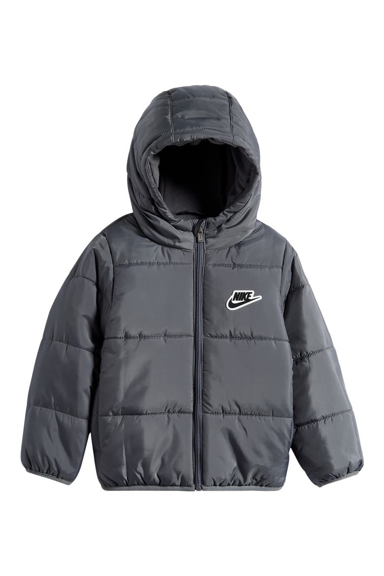 Kids' Futura Essential Heavyweight Puffer Jacket, Main, color, SMOKE GREY