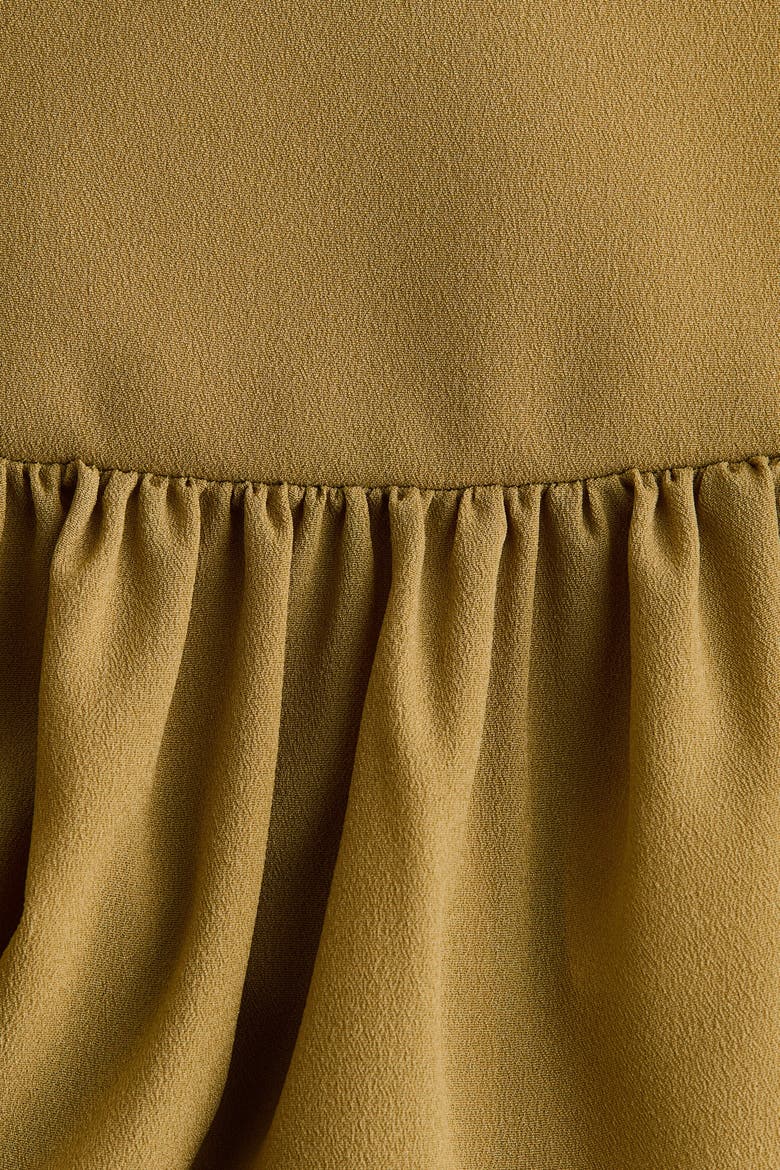 Bubble-hem Tulip Skirt, Alternate, color, Dark beige
