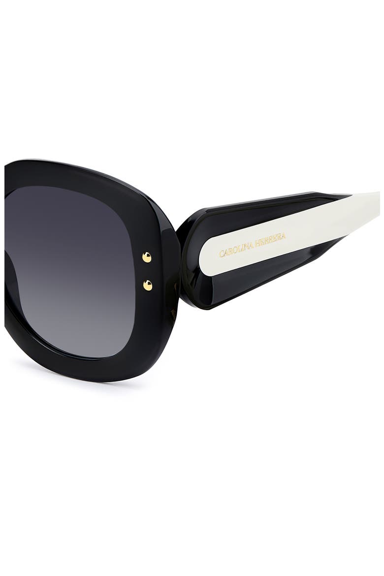 Carolina Herrera 53mm Gradient Rectangular Sunglasses with  display picture 3