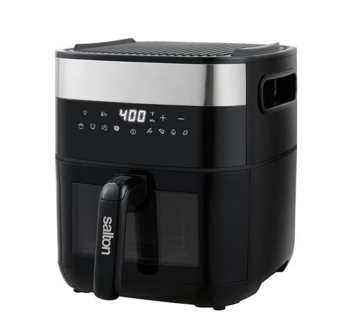 Salton Flip And Cook Air Fryer In Black