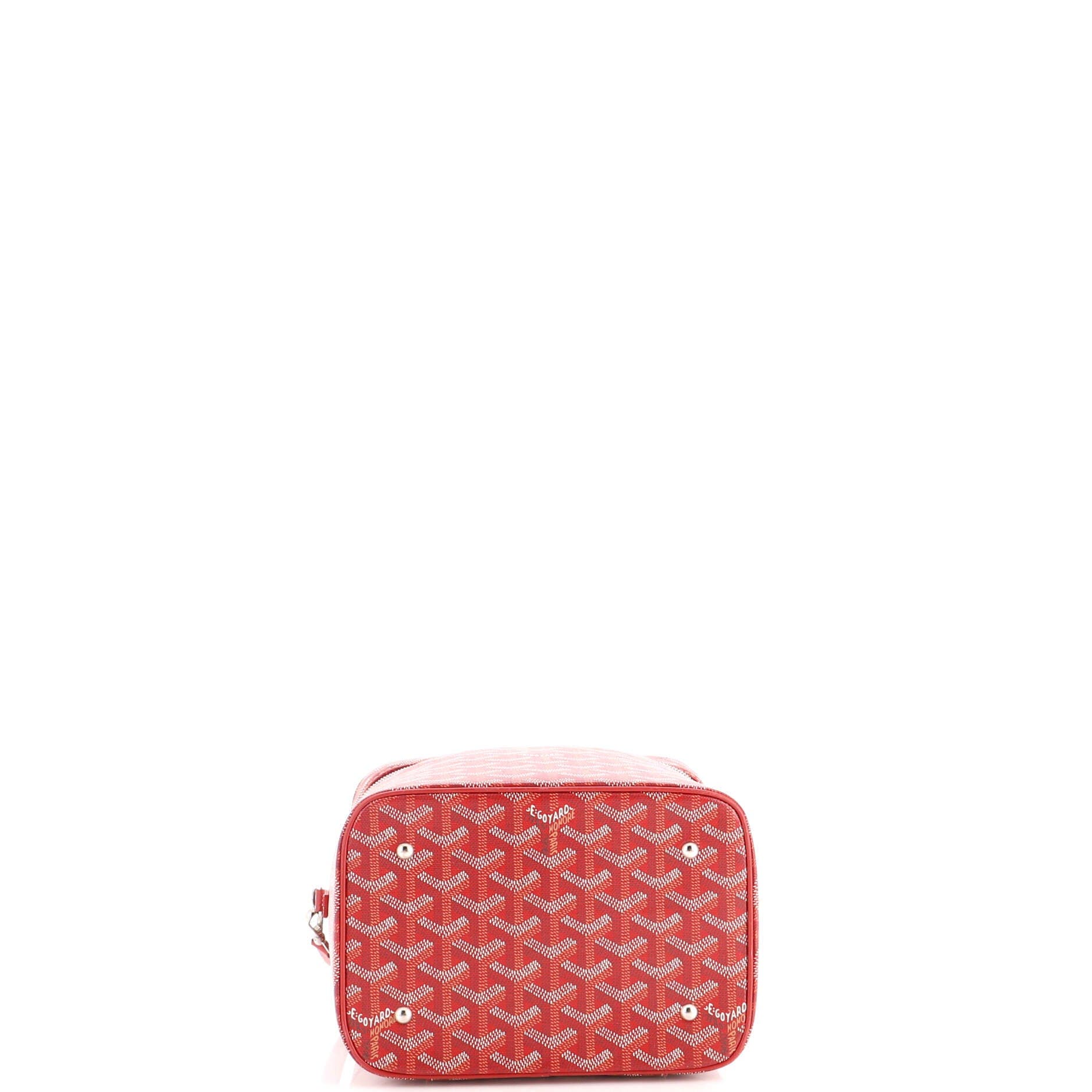 Muse Vanity Case Coated Canvas Mini, Alternate, color, Red