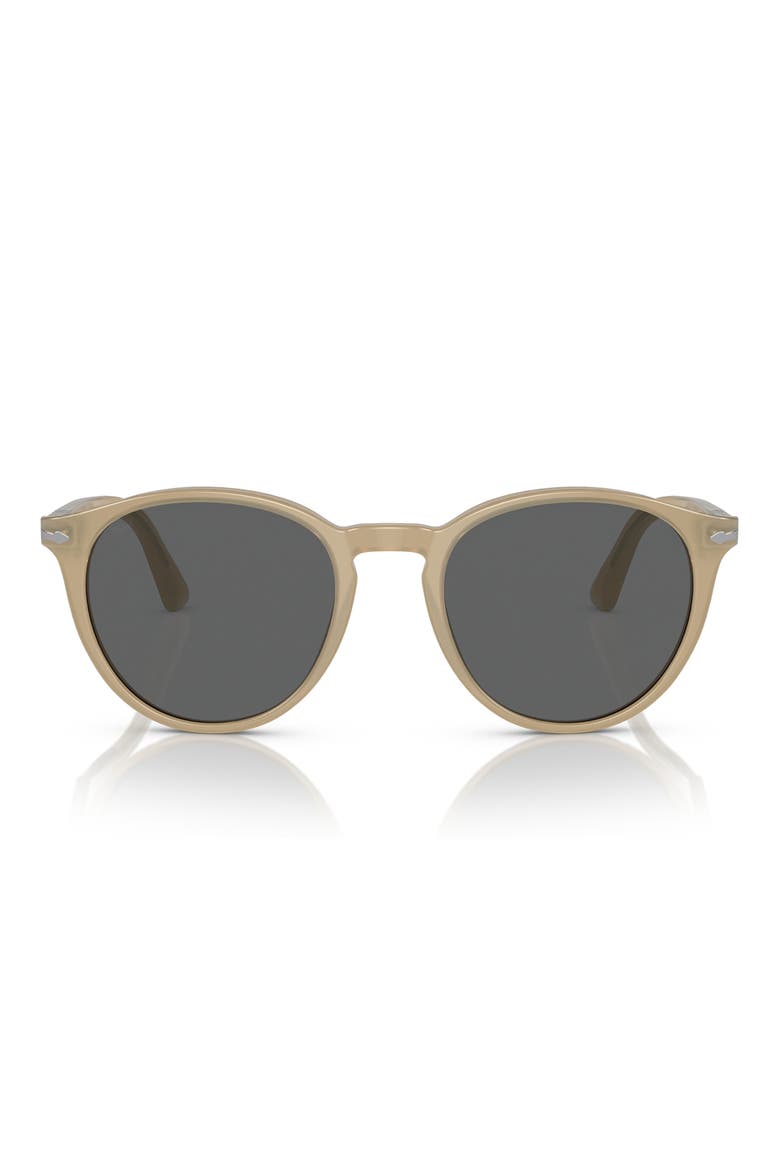 52mm Round Sunglasses, Alternate, color, OPAL BEIGE