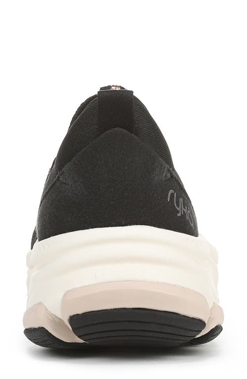 Ryka Rykä Devotion Max Slip-on Walking Sneaker In Black