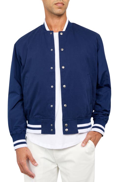 Solid Varsity Jacket