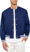 CONSTRUCT Solid Varsity Jacket