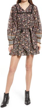 Cleobella Trista Long Sleeve Cotton Minidress
