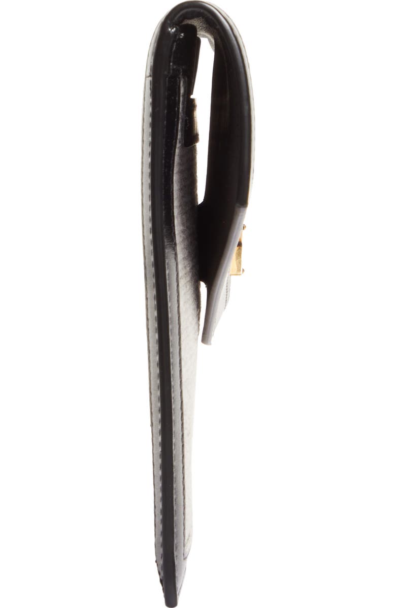 Saint Laurent Uptown Tweed & Leather Clutch, Alternate, color,