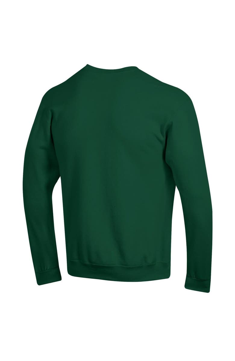 Champion Men's Champion  Green Michigan State Spartans Basic Arch Fleece Pullover Sweatshirt, Alternate, color, Green