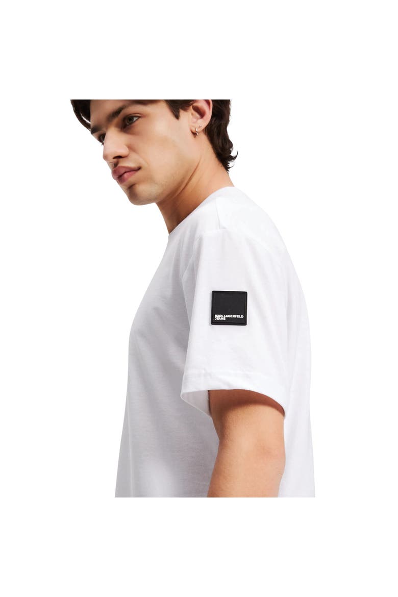 Men's Rubber Patch T-Shirt, Alternate, color, White