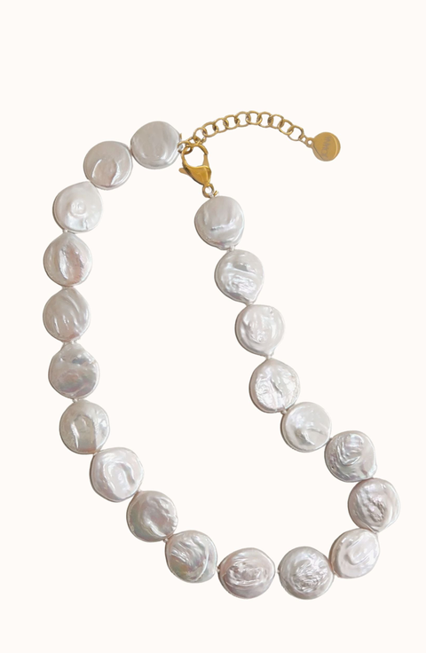 Coin Pearl Necklace