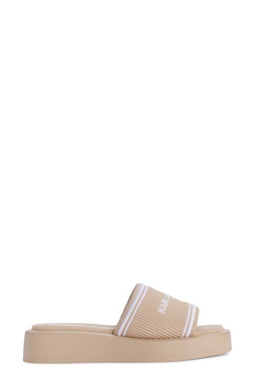Karl Lagerfeld Ohare Platform Slide Sandal