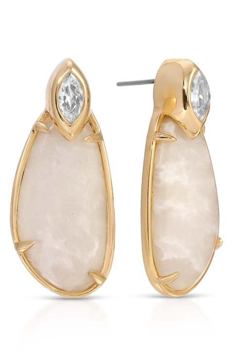 Majestic Stone Drop Earrings