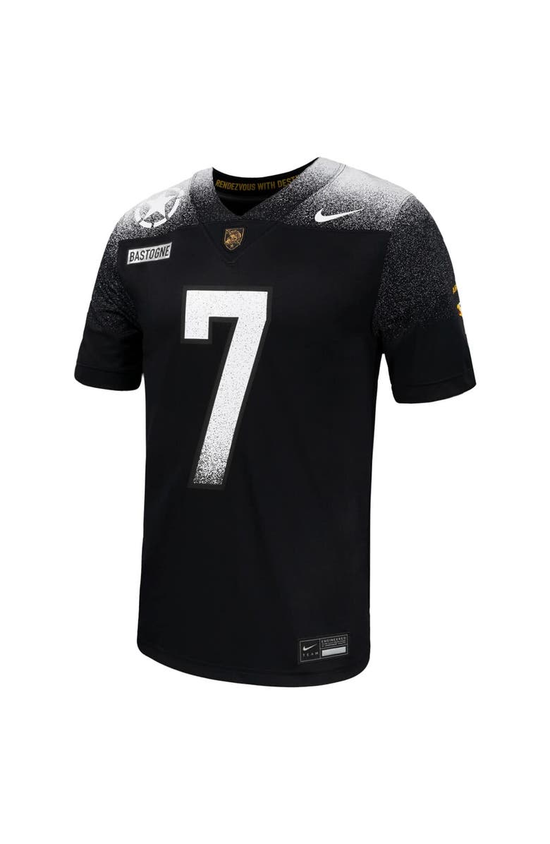 Nike Men's Nike Black Army Black Knights 2024 Rivalry Collection Alternate Untouchable Football Jersey, Alternate, color, Black