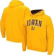 COLOSSEUM Men's Colosseum Gold Rowan Profs Arch & Logo 3.0 Pullover Hoodie