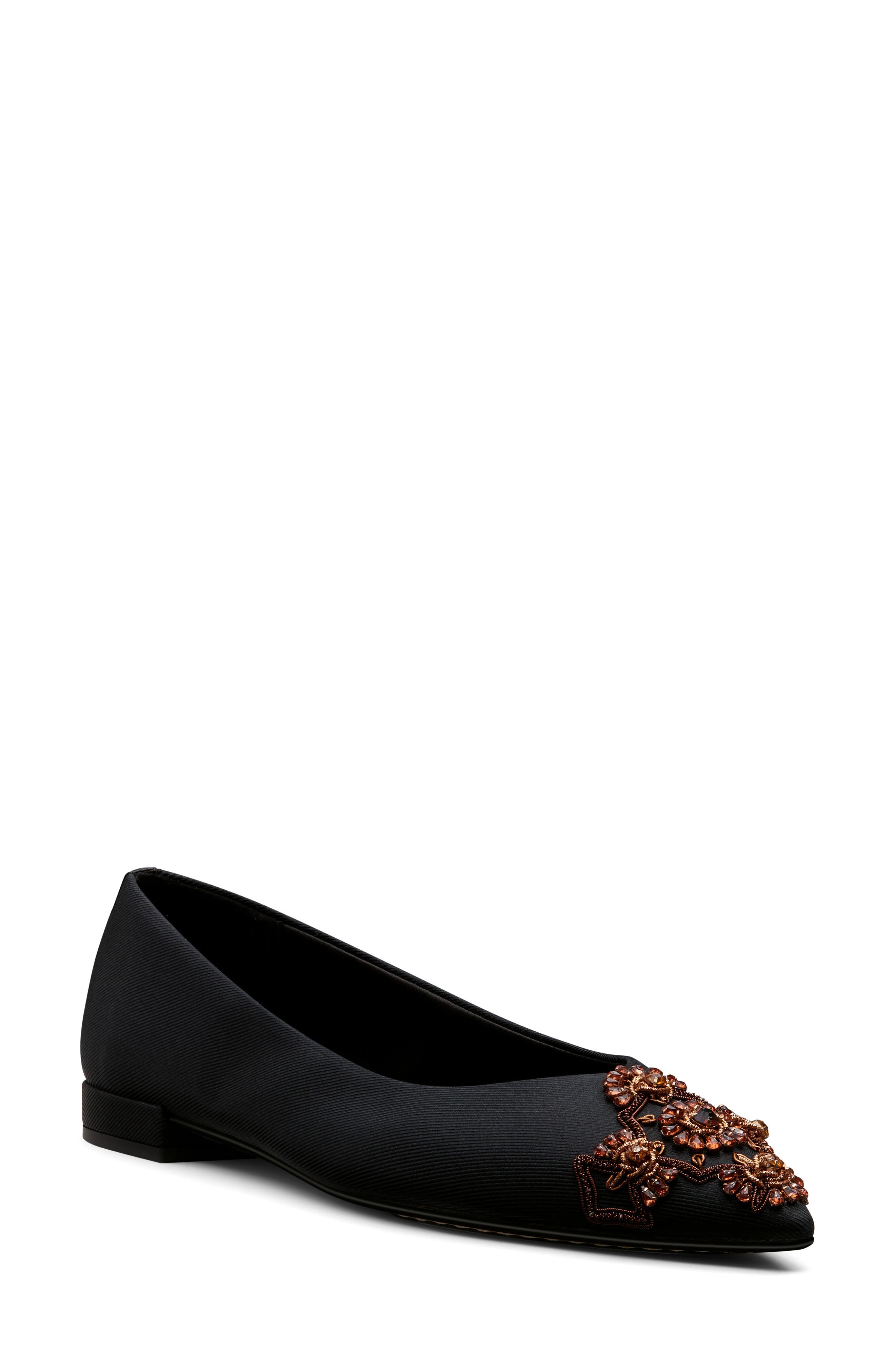 The Goldfinch 15 Slides Goldfinch Slide Silk, Main, color, BLACK JEWELED SILK