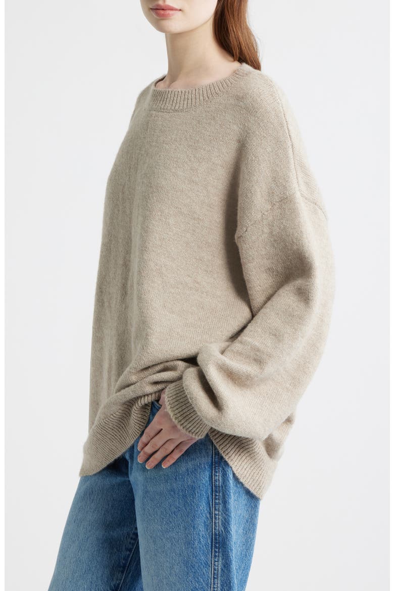 Ryanna Crewneck Sweater, Alternate, color, BEIGE