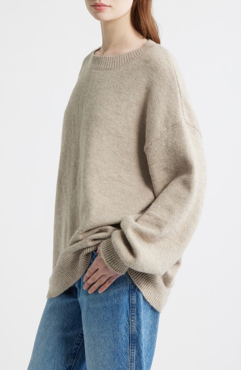 Princess Polly Ryanna Crewneck Sweater, Alternate, color, Beige