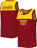 STARTER Men's Starter Burgundy/Gold Washington Commanders Logo Touchdown Fashion Tank Top
