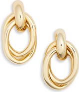 Nordstrom Frontal Double Hoop Earrings