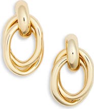 Nordstrom Frontal Double Hoop Earrings