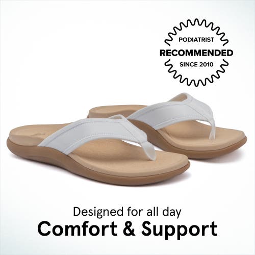 Abeo Laguna Sandal In White - Regular