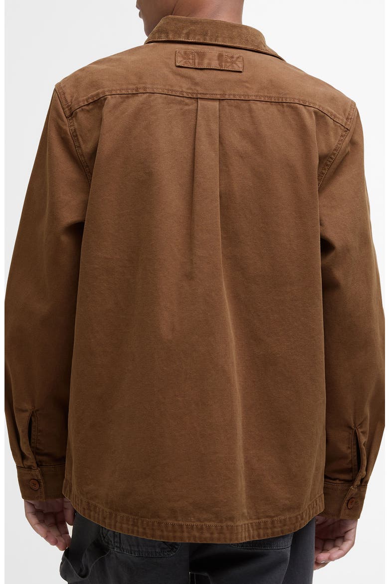 Bowland Cotton Canvas Chore Coat, Alternate, color, UMBER