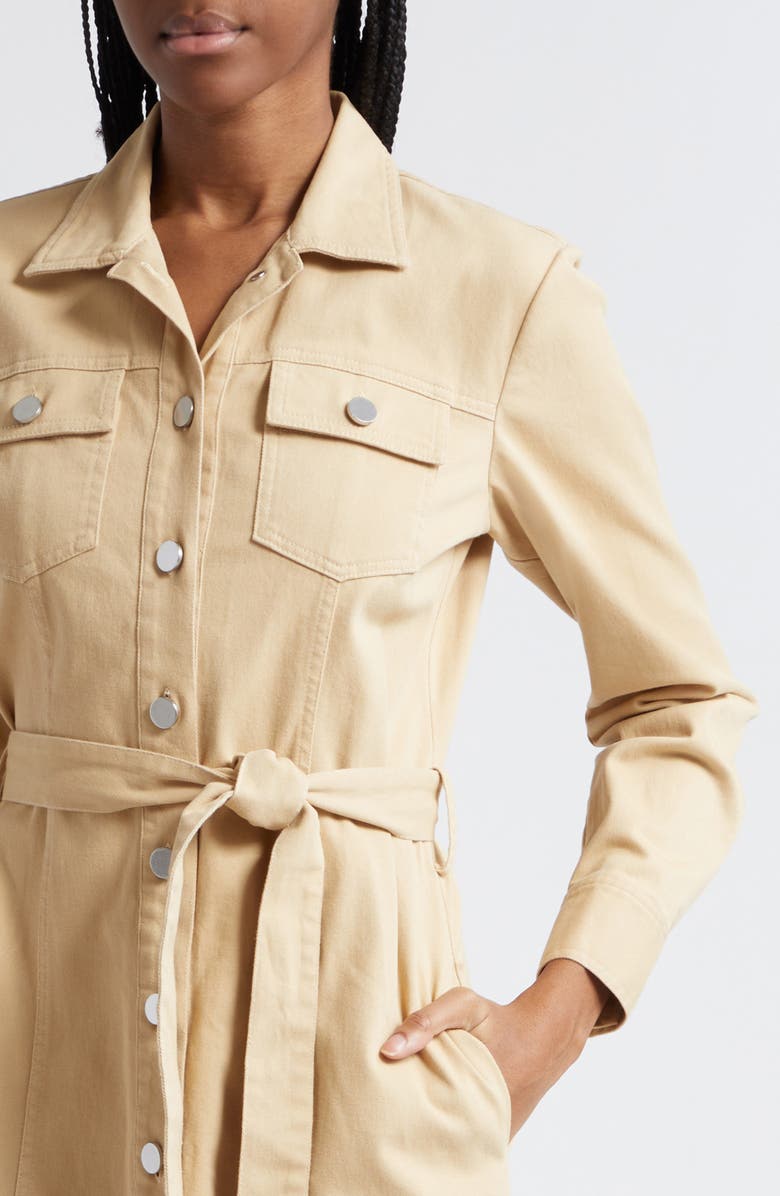 ATM Anthony Thomas Melillo Long Sleeve Stretch Cotton Twill Shirtdress, Alternate, color, 