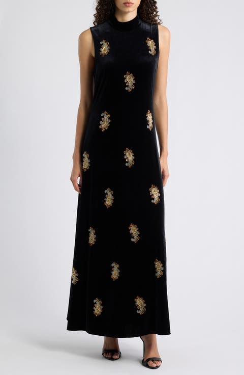 The Vani Velvet Maxi Dress