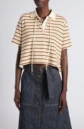Moncler Stripe Cotton Polo