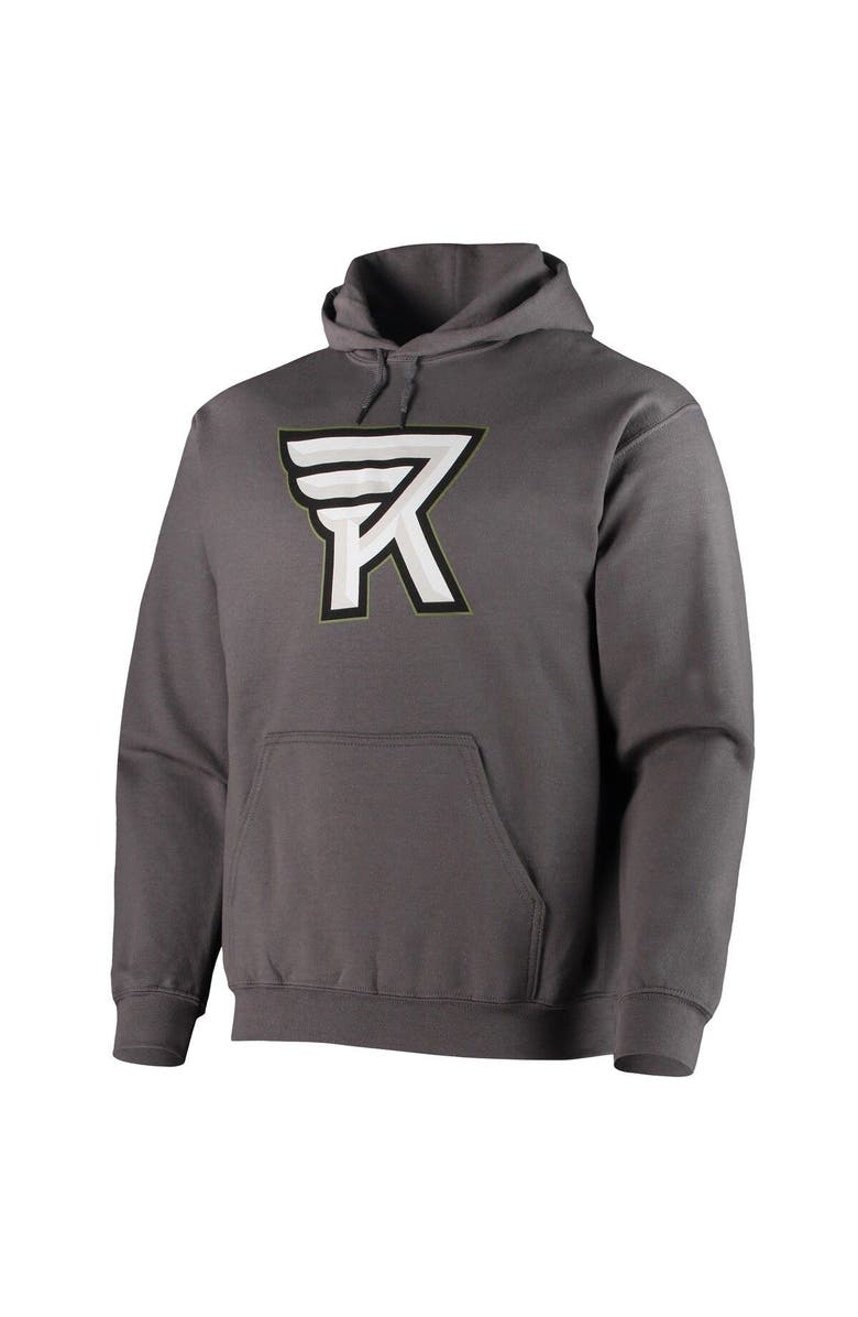 ADPRO Sports Men's Charcoal Rochester Knighthawks Solid Pullover Hoodie, Alternate, color, 