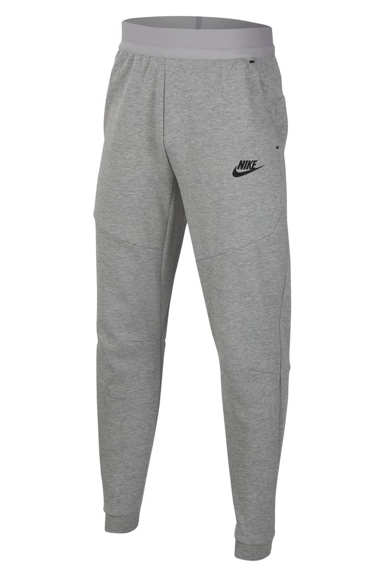 Tech Fleece Pants, Main, color, DK GREY HEATHER/ BLACK