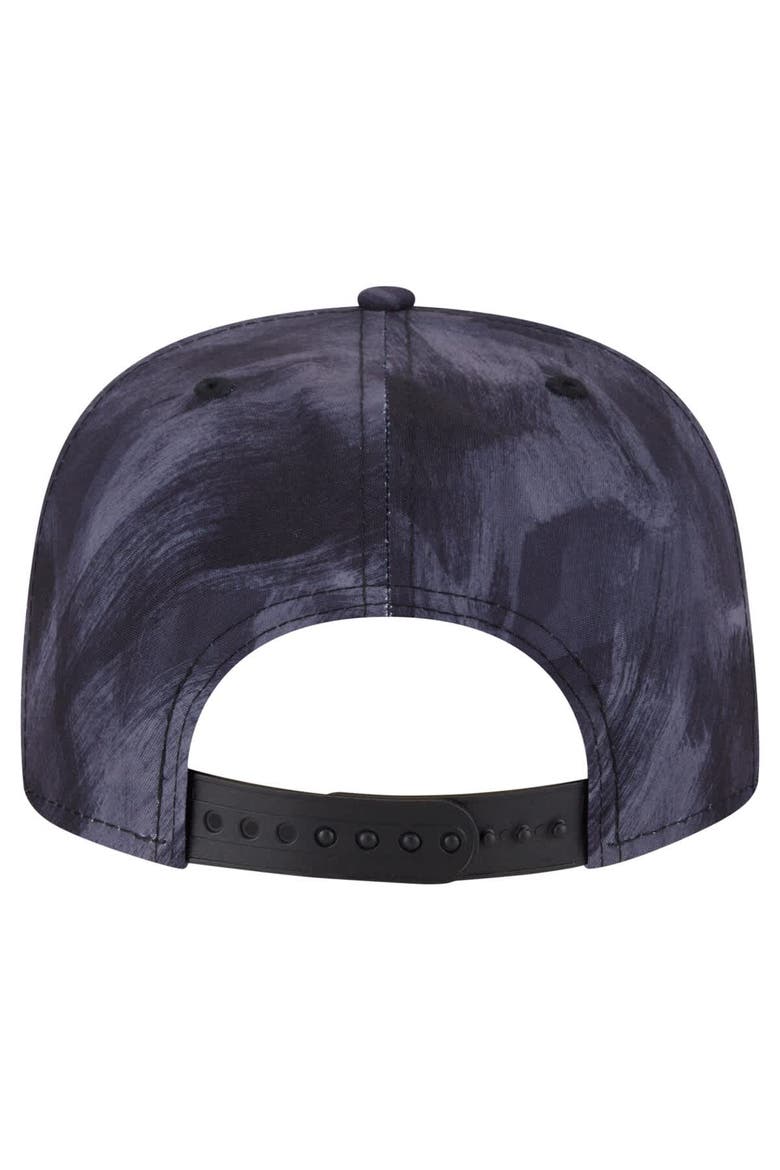 Men's New Era Navy Texas Rangers Printed Golfer Snapback Hat, Alternate, color, Navy