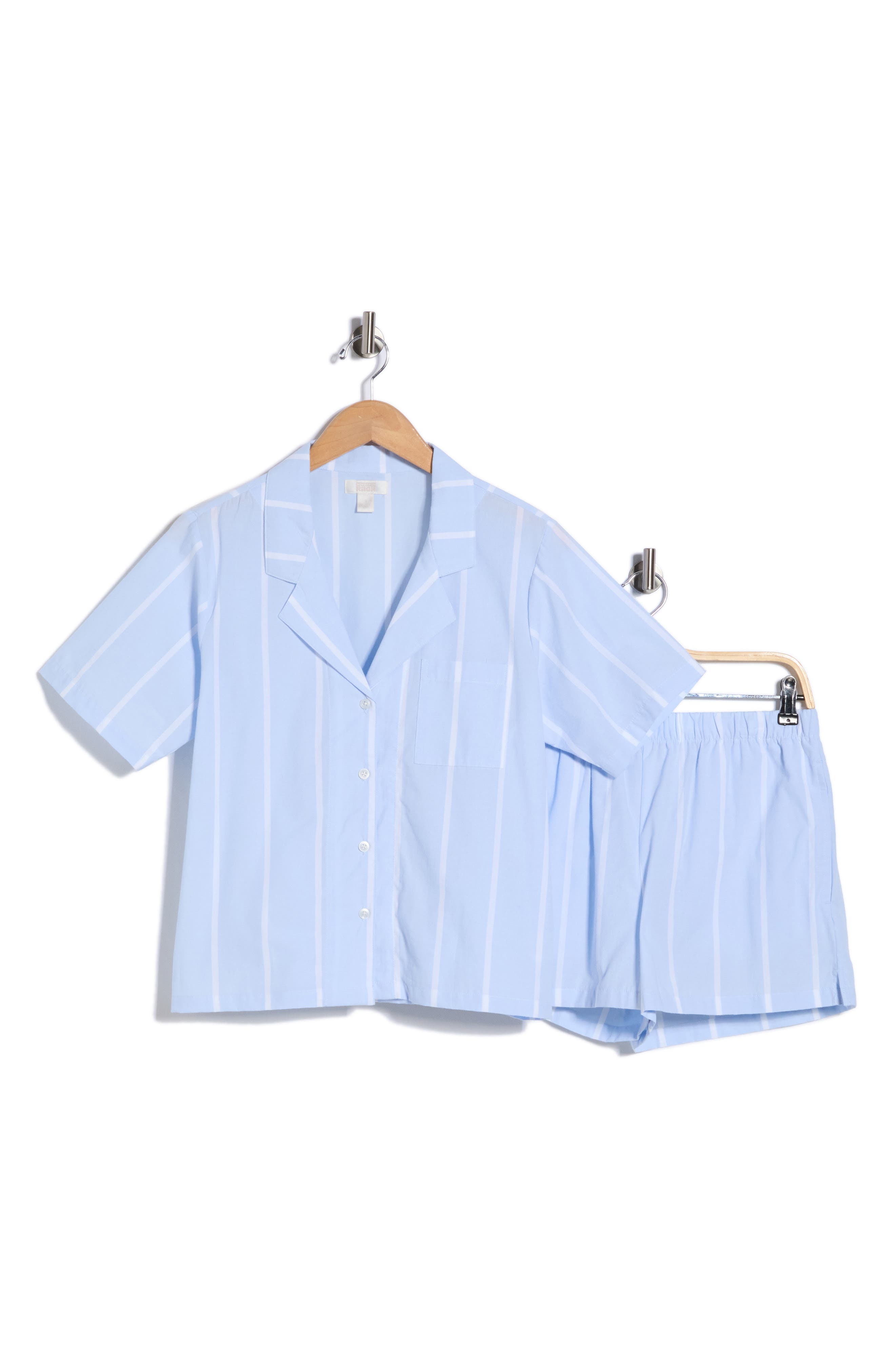 NORDSTROM RACK Cotton Short Sleeve Shirt & Shorts Pajamas