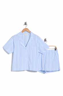 NORDSTROM RACK Cotton Short Sleeve Shirt & Shorts Pajamas