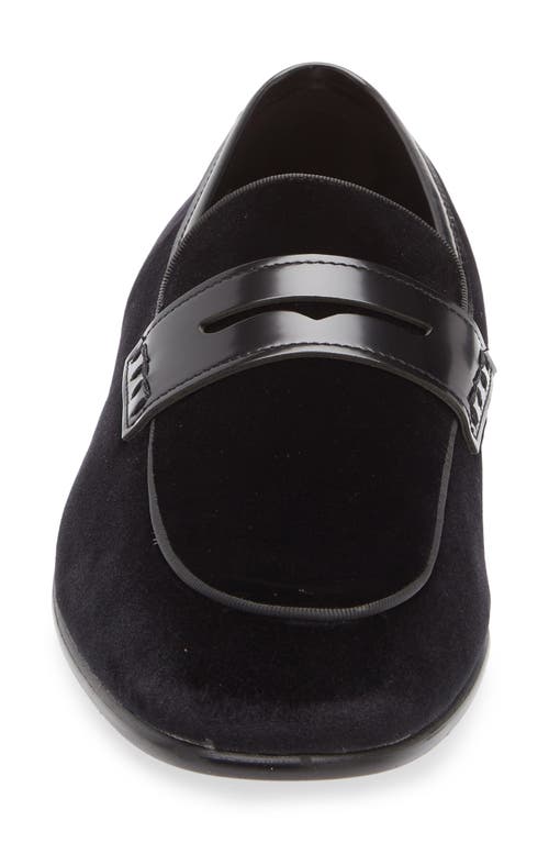 Steve Madden Santee Penny Loafer In Black