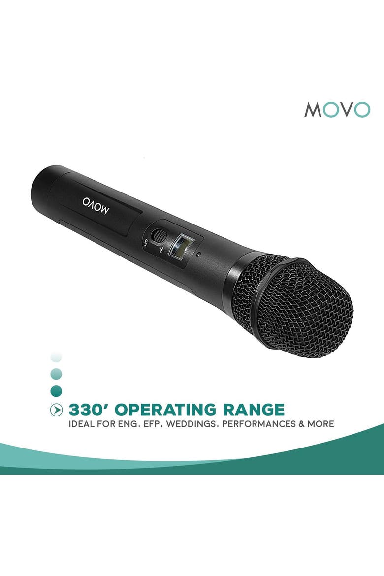 WMIC80 UHF Wireless Handheld Microphone System with 2 Handheld Mics, Alternate, color, Black