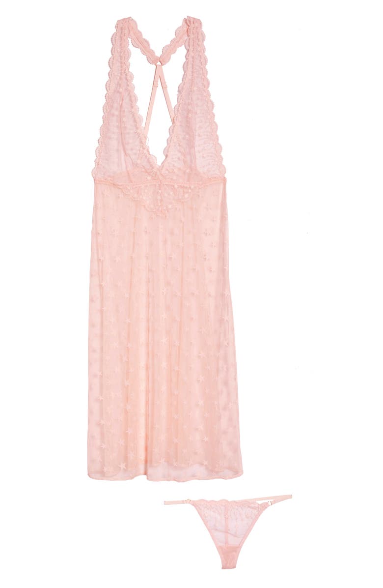 Honeydew Intimates Nadia Chemise & G-String, Alternate, color, 