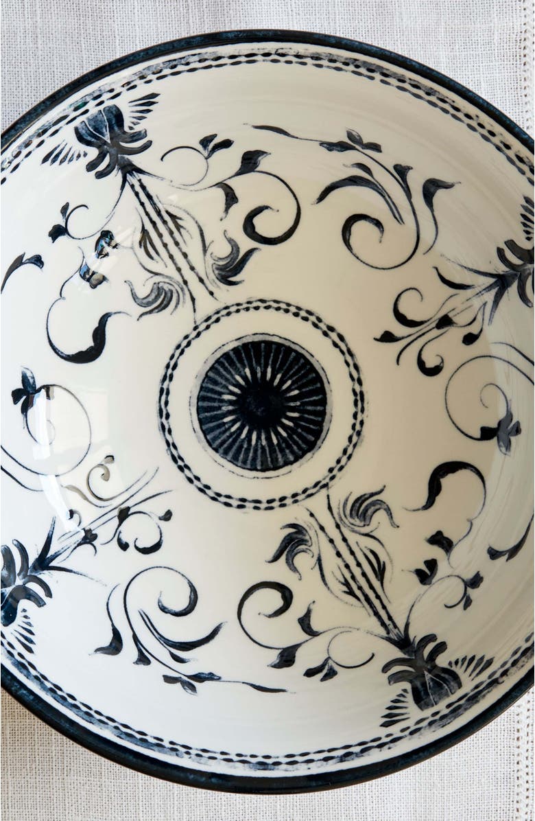 LEMIEUX ET CIE Bruges Porcelain 4-Piece Ramen Bowl Set, Alternate, color, Blue