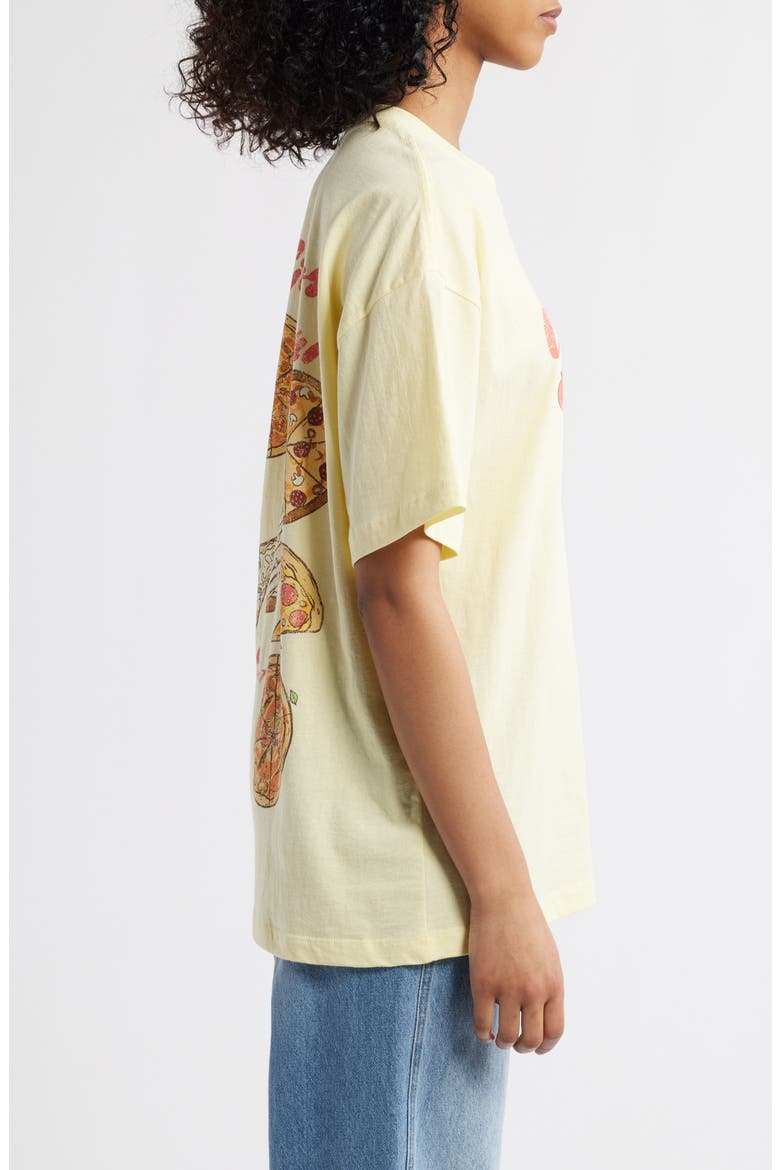 Ciao Amore Pizzeria Cotton Graphic T-Shirt, Alternate, color, PASTEL YELLOW
