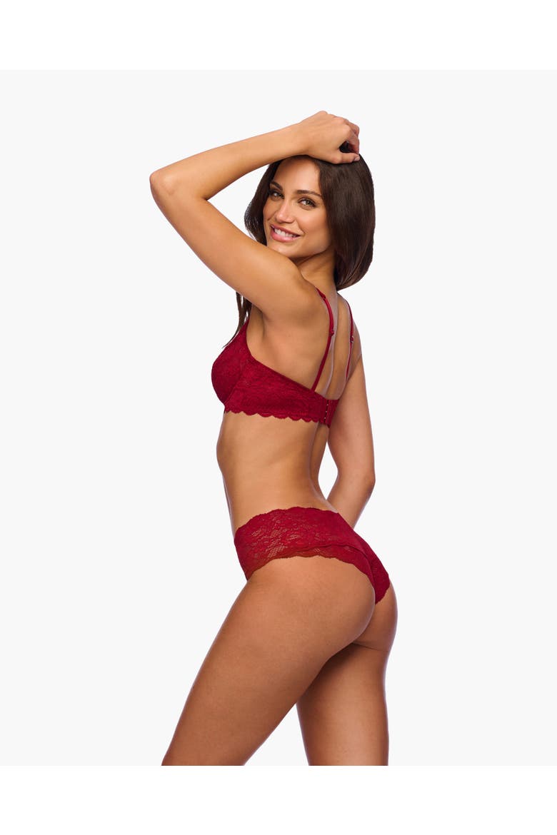 Nsn Hottie Low Rise Boyshort, Alternate, color, Sindoor Red