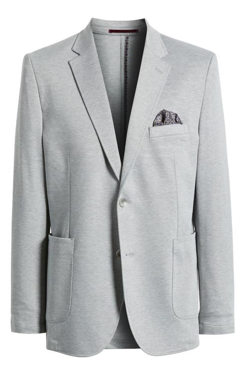 Johnston & Murphy Xc Flex Twill Knit Sport Coat In Gray