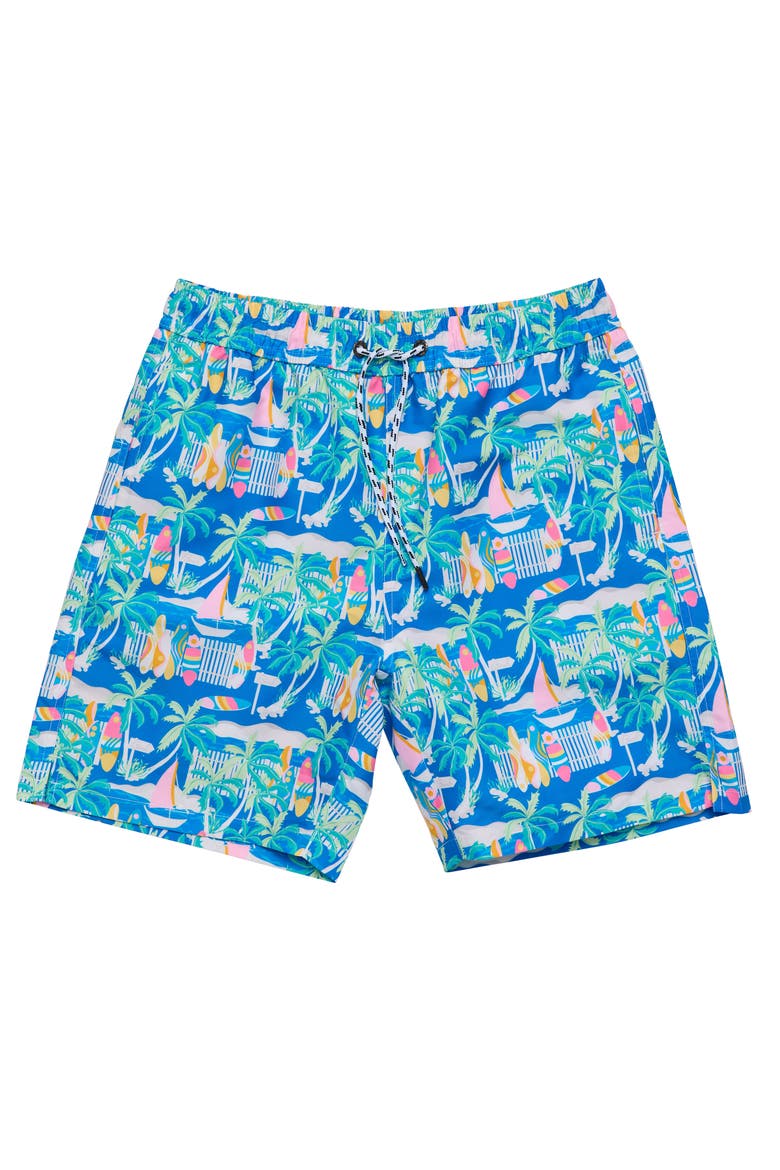 Comfort Lined Swim Shorts, Main, color, Breakwater Beach