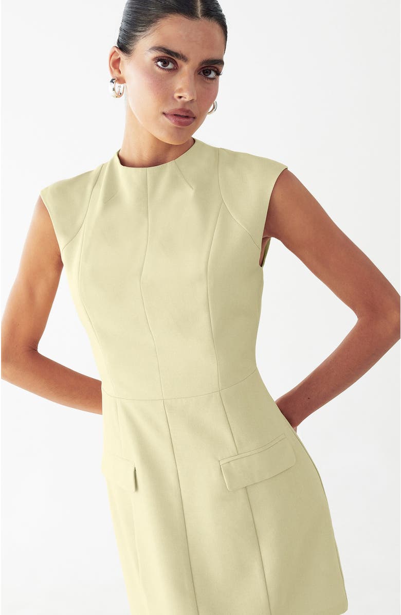 WILLA Isle Mini Dress, Alternate, color, Whipped Butter