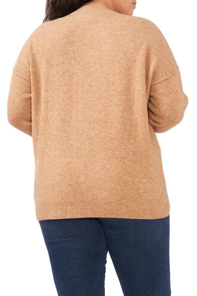 Crewneck Sweater, Alternate, color, LATTE HTHR
