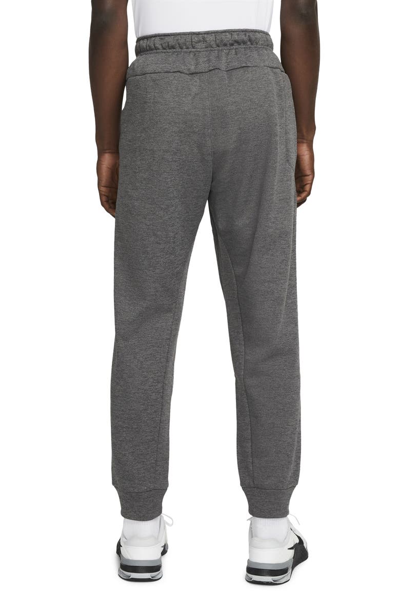 Therma-FIT Tapered Training Pants, Alternate, color, HEATHER/ DARK GREY/ BLACK
