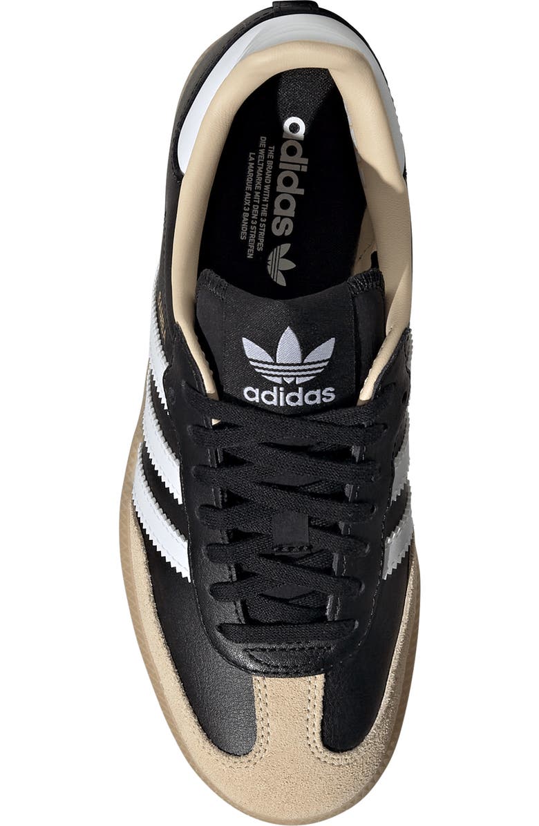 adidas Kids' Samba Sneaker, Alternate, color, Black/ White/ Gum