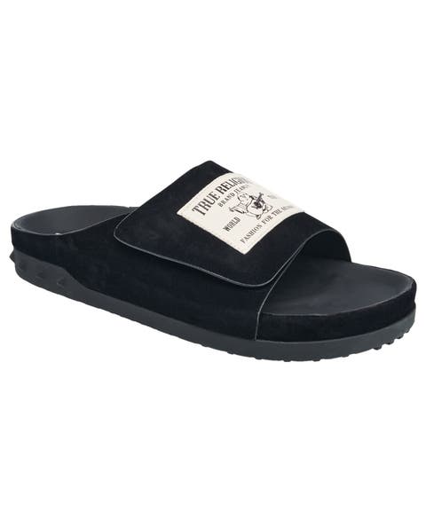 Cudi Velcro Strap SRS Logo Patch Sandal